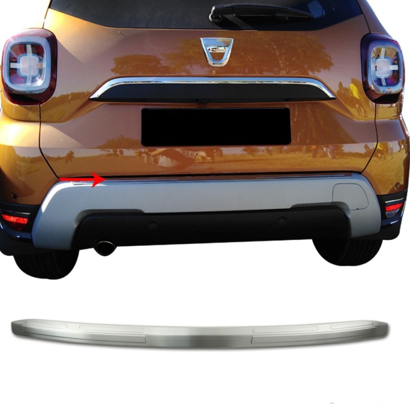 PROTECTOR PARACHOQUES TRASERO ACERO INOXIDABLE DACIA DUSTER 2018
