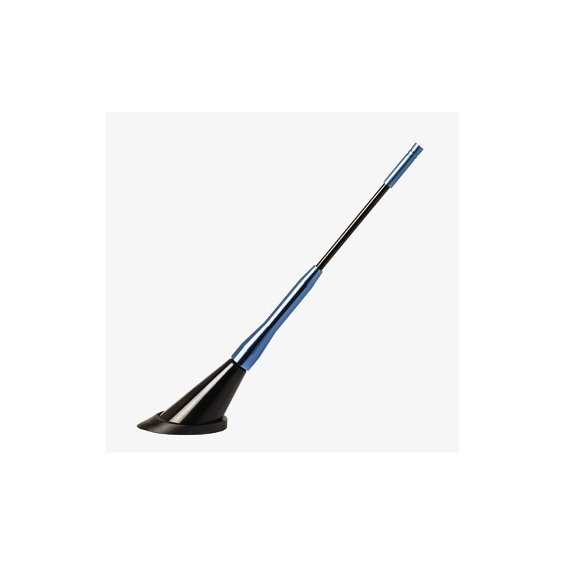 ANTENA ALU  16V  quot TUNING quot   AZUL Langd 180mm 