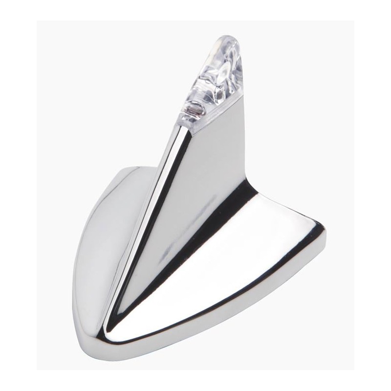 ANTENA GPS  quot DUMMY quot   CROMADA CON LUZ FLASH AZUL