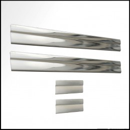 Travesanos puerta cromados 4 partes de acero inoxidable Toyota R