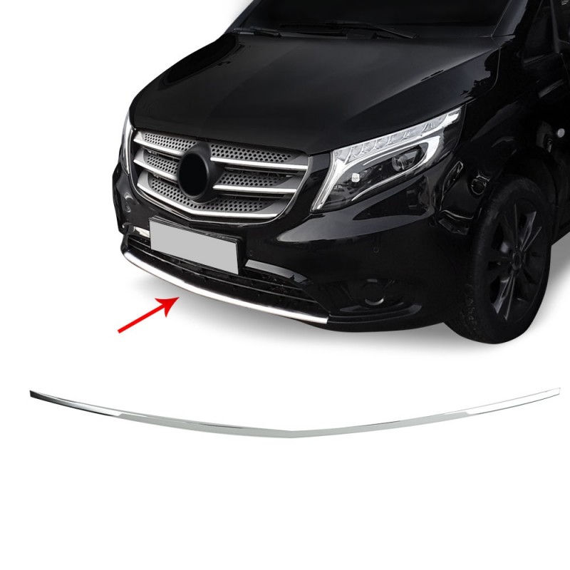 MOLDURA PARACHOQUES DELANTERO INOX MERCEDES VITO W447 2014 