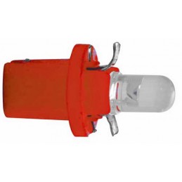 B8 5p iluminacion de instrumentos LED 12 V 2W   rojo  2 piezas 