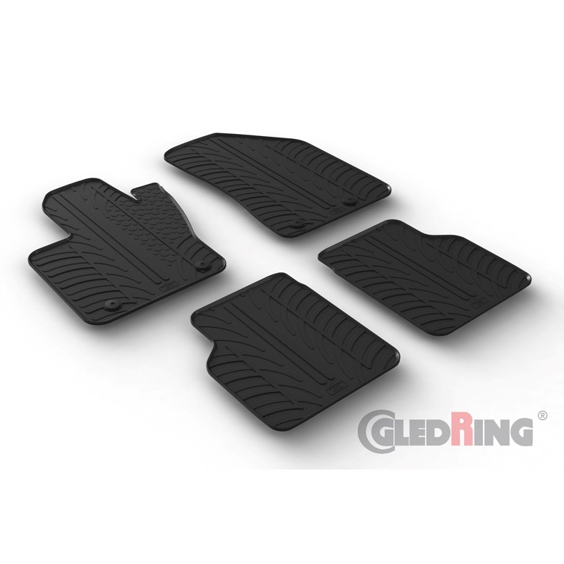 Alfombras de Goma Jeep Compass 2017   4  piezas