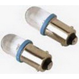 BA9S luz de posicion LED   azul  2 piezas 