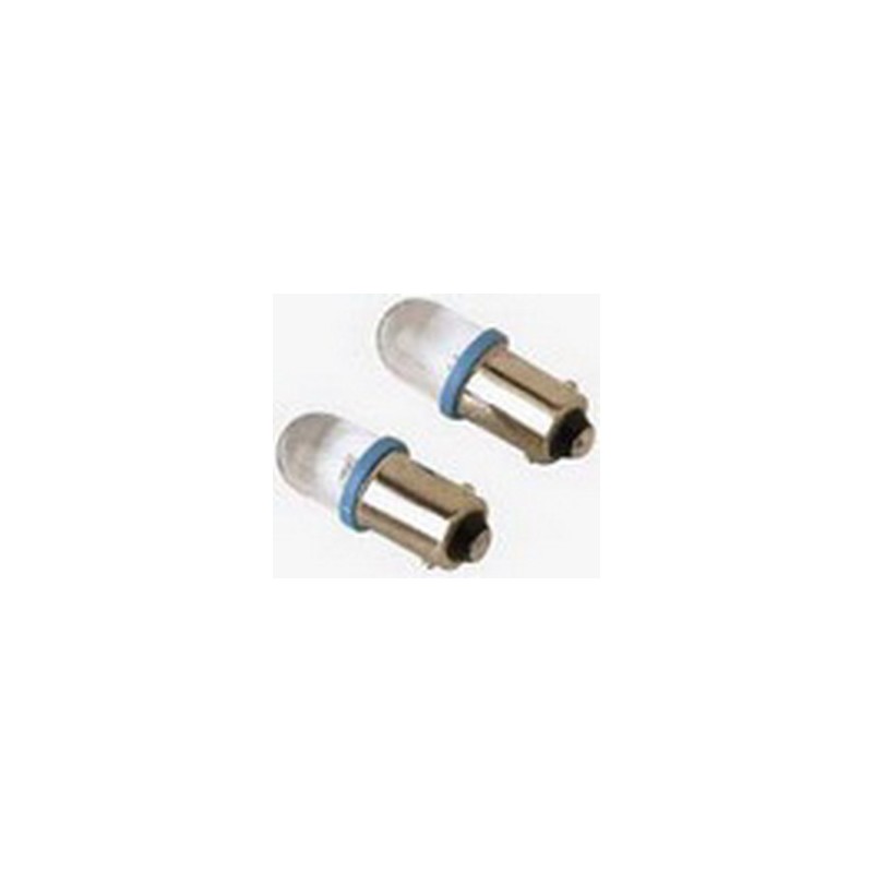 BA9S luz de posicion LED   azul  2 piezas 