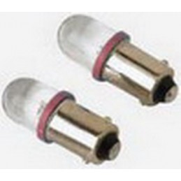 BA9S luz de posicion LED   rojo  2 piezas 