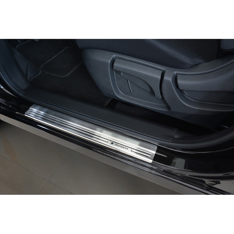 Montantes de puerta acero inoxidable Nissan Qashqai 2014    Excl
