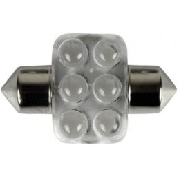 bombillas LED para iluminacion interior   verde   31 mm