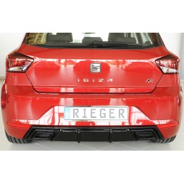 Difusor trasero Seat Ibiza KJ RIEGER Negro brillo