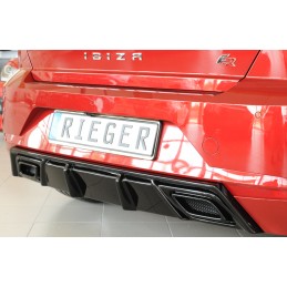 Difusor trasero Seat Ibiza KJ RIEGER Negro brillo