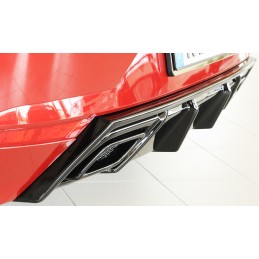 Difusor trasero Seat Ibiza KJ RIEGER Negro brillo