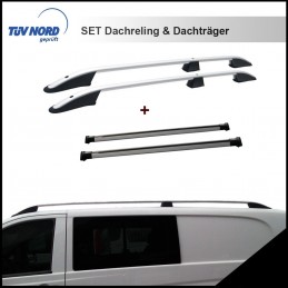 BARRAS DE TECHO MERCEDES VITO W639 2003  ALUMINIO VERSION CORTA