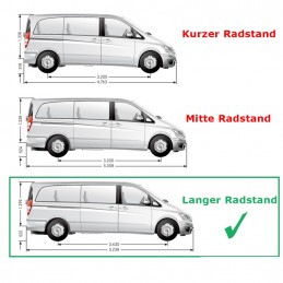 BARRAS DE TECHO MERCEDES VITO W447 2014  VERSION EXTRA LARGA