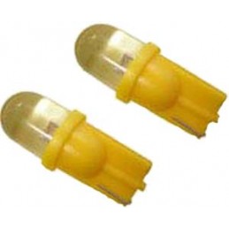 T10 luz de posicion LED   naranja  2 piezas 