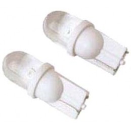 T10 luz de posicion LED   blanco  2 piezas 
