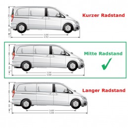 BARRAS TECHO LONGITUDINALES ALUMINIO MERCEDES VITO W639 LARGA