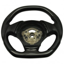 VOLANTE CARBONO Y PIEL NEGRA BMW SERIE 3 E90 E91 E92 E93 M3