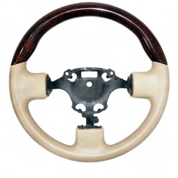 VOLANTE MADERA Y PIEL BEIGE FORD CONNECT 2002 2014