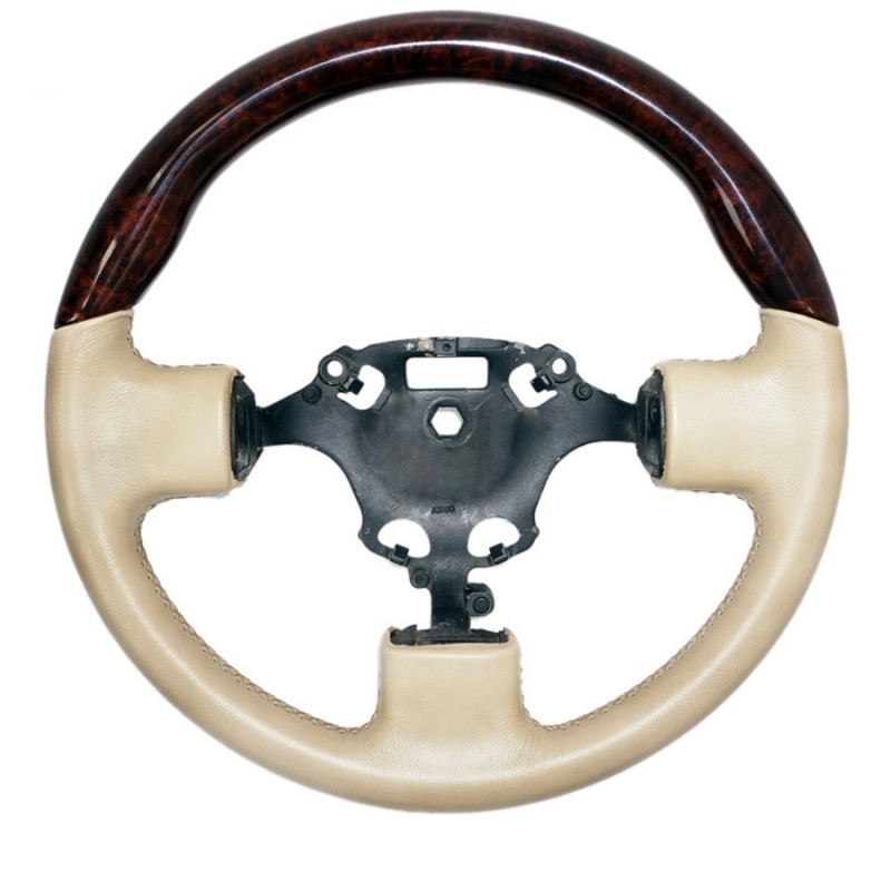 VOLANTE MADERA Y PIEL BEIGE FORD CONNECT 2002 2014