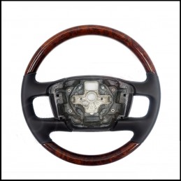 VOLANTE MADERA Y CUERO NEGRO VW TOUAREG I 2003 2007