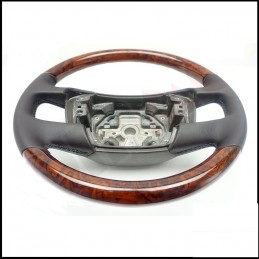 VOLANTE MADERA Y CUERO NEGRO VW TOUAREG I 2003 2007