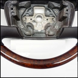 VOLANTE MADERA Y CUERO NEGRO VW TOUAREG I 2003 2007