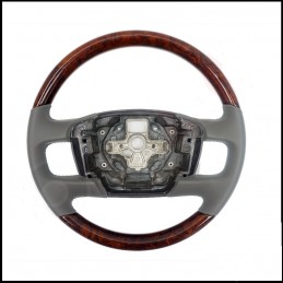 VOLANTE DE MADERA Y CUERO VW TOUAREG I 2003 2007