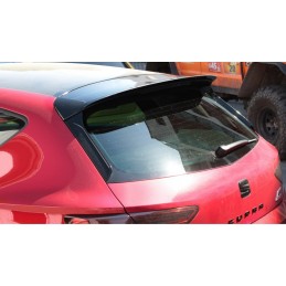 Aleron lip trasero Seat Leon CUPRA  2016  MAXTON negro brillo