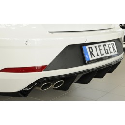 Anadido trasero Seat Leon 5F ST FR RIEGER 2017  negro   enganche