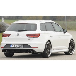 Anadido trasero Seat Leon 5F ST FR RIEGER 2017  negro   enganche
