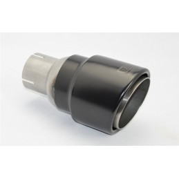 COLA ESCAPE ACERO INOXIDABLE NEGRA O90mm   Longitud 170 mm