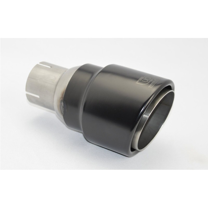 COLA ESCAPE ACERO INOXIDABLE NEGRA O90mm   Longitud 170 mm