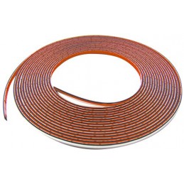 moldura   cromado   perfil  12 x 3 mm largura  8 m