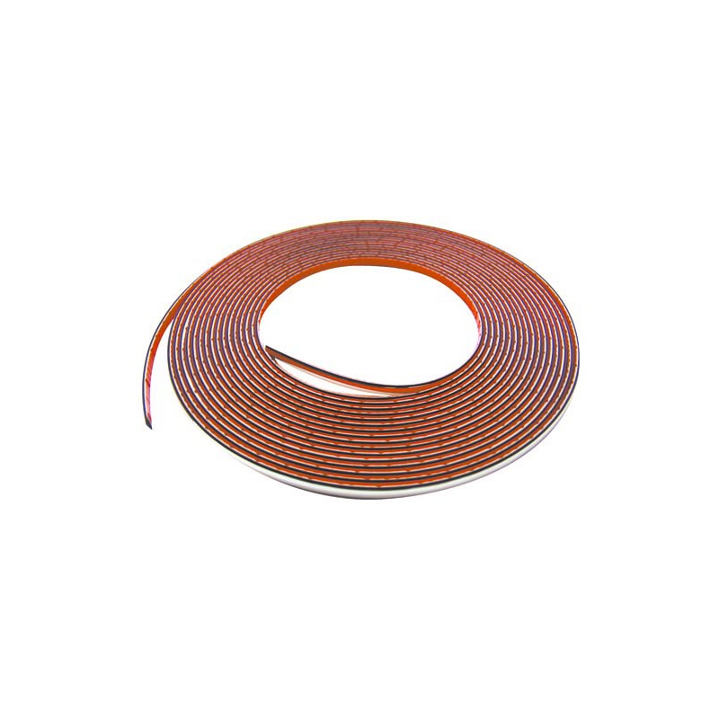 moldura   cromado   perfil  16 5 x 3 mm largura  5 m