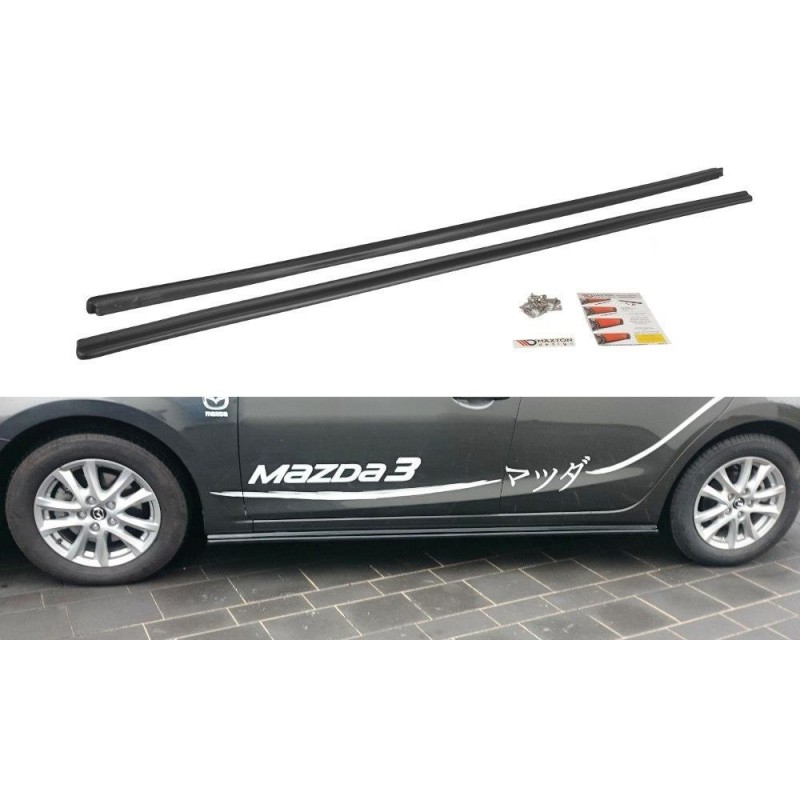 DIFUSORES LATERALES MAZDA 3 BM MK3 FACELIFT 2017  MAXTON