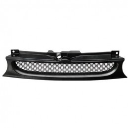 PARRILLA FRONTAL ABS  quot SIN LOGO quot  VW GOLF IV  NEGRA