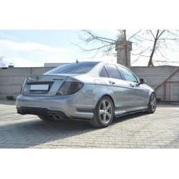 SPLITERS PARACHOQUES TRASERO MERCEDES C W204 AMG LINE  FACELIFT 