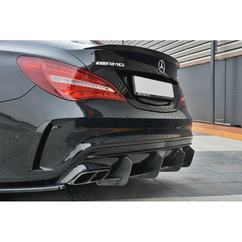DIFUSOR V1 PARACHOQUES TRASERO MERCEDES CLA A45 AMG C117 FACELIF