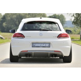 DIFUSOR TRASERO CARBON LOOK VW SCIROCCO SOLO R LINE 2014   escap