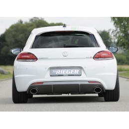 DIFUSOR TRASERO NEGRO VW SCIROCCO SOLO R LINE 2014    ESCAPE