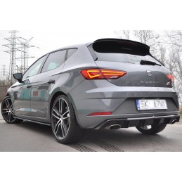 Difusor trasero Seat Leon Fr Cupra 2016  MAXTON Negro