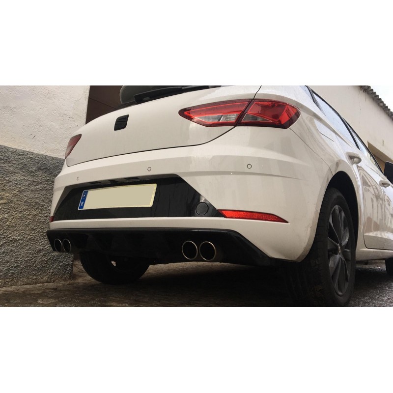 Anadido trasero Seat Leon 5F 3 5p  2016   RIEGER negro