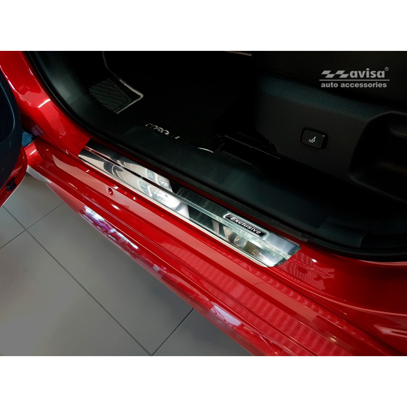 PROTECTORES MONTANTE PUERTA ACERO INOXIDABLE TOYOTA COROLLA XII