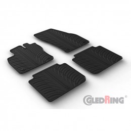 Alfombras de goma Seat Tarraco 2019   Negras 4 piezas