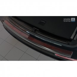 Protector parachoques trasero Audi Q5 2008 2016 Negro Rojo Negro