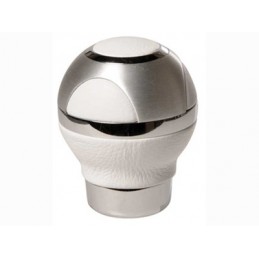 POMO CAMBIO ALU PIEL  ldquo CORONADO rdquo   BLANCO