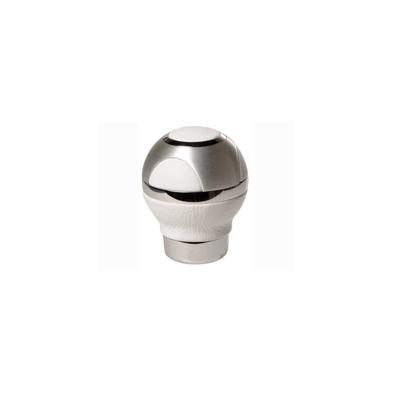 POMO CAMBIO ALU PIEL  ldquo CORONADO rdquo   BLANCO