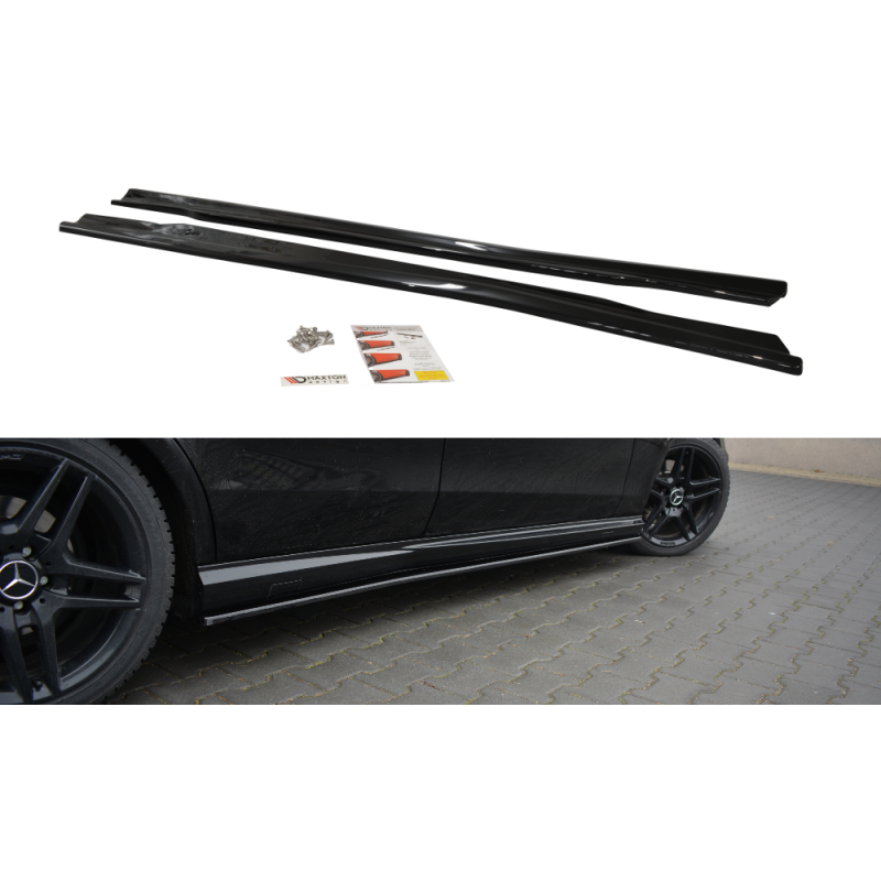 DIFUSORES LATERALES MERCEDES CLASE E W212 AMG 2009 2012 MAXTON