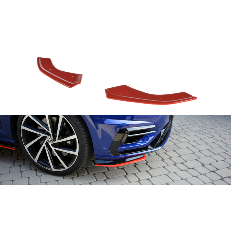 SPLITERS PARACHOQUES DELANTERO VW Golf 7 5 R R Line MAXTON V8