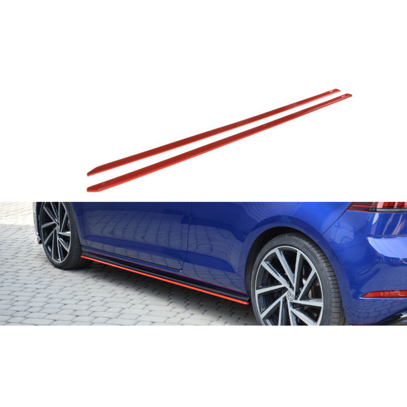 DIFUSORES LATERALES V2 VW GOLF 7 R FACELIFT 2017  MAXTON